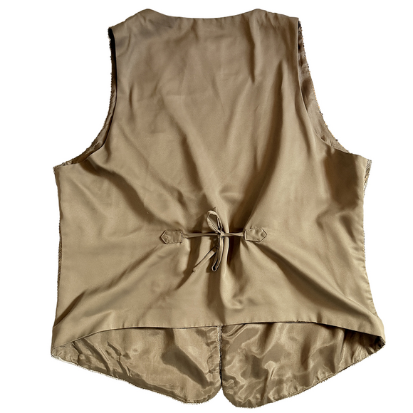 Chico’s Chicos size 3 vest Daisy Jones 70s glam party beaded sequin waistcoat XL - Picture 3 of 8